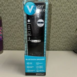 Vivitar Black Bluetooth Speaker Get Loud